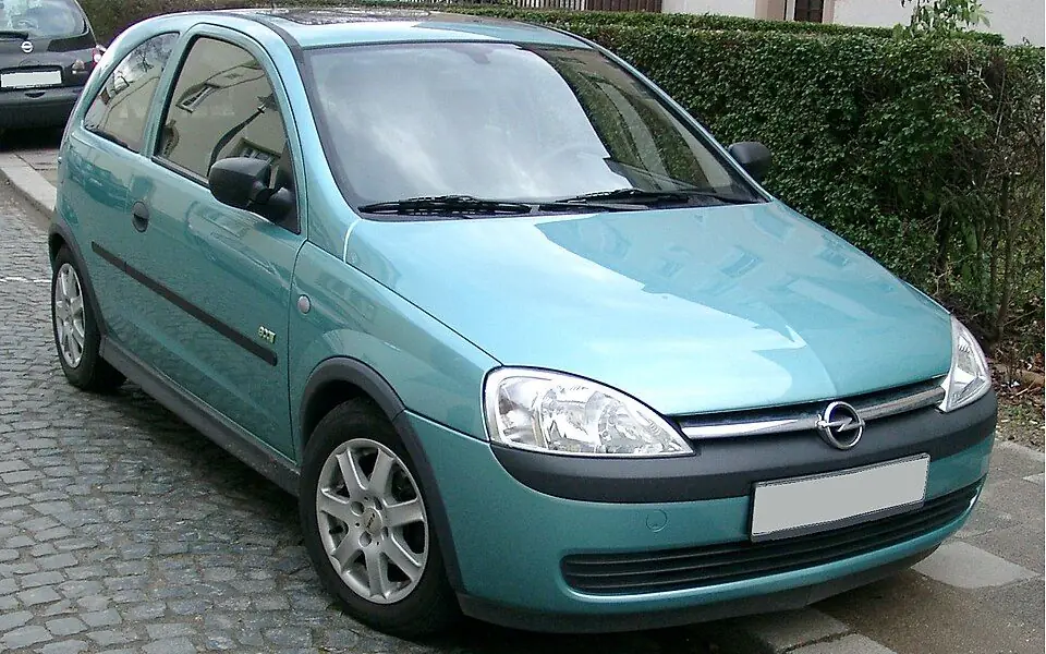 Opel Corsa C, fotografía real de esta generación