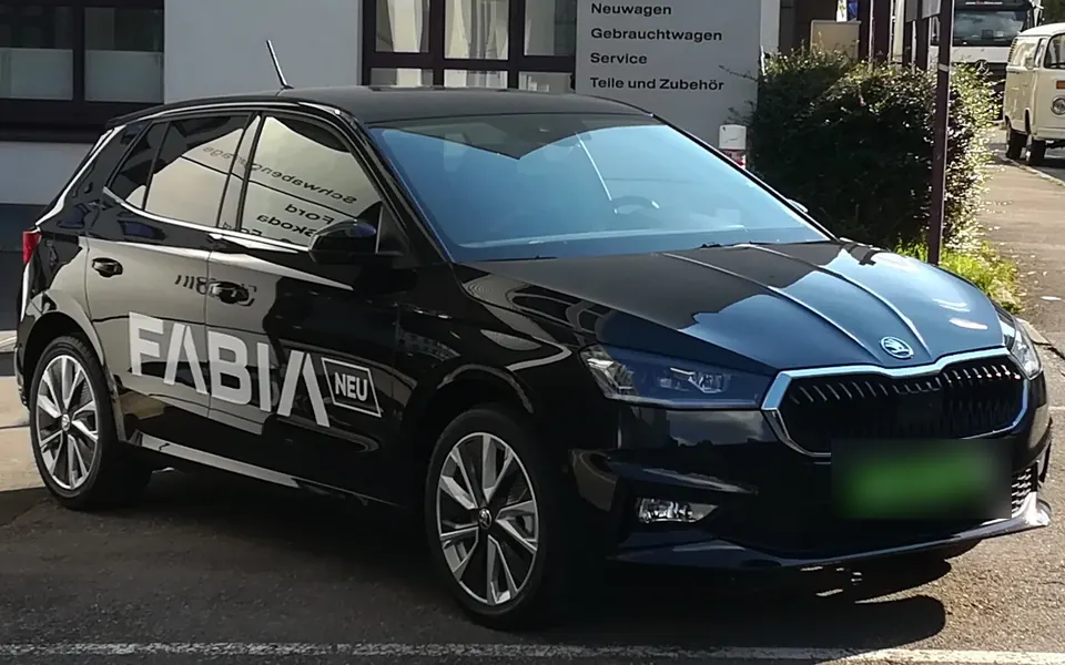 Skoda Fabia IV, real photo of this generation