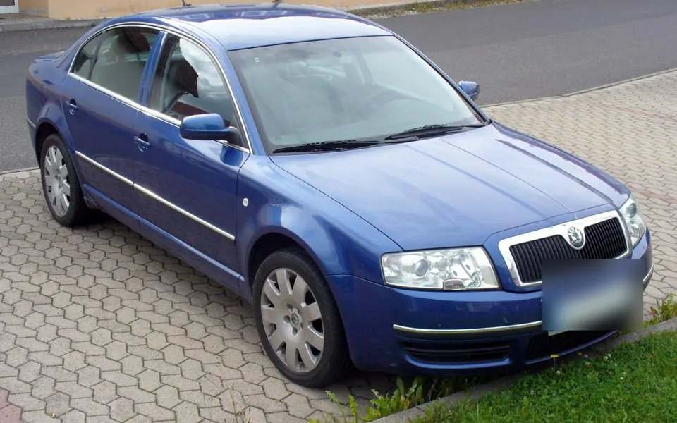Skoda Superb I (3U), fotografie reală a acestei generații