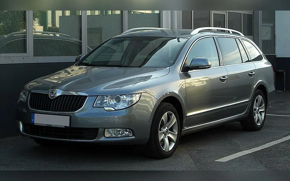 Skoda Superb II (3T), fotografie reală a acestei generații