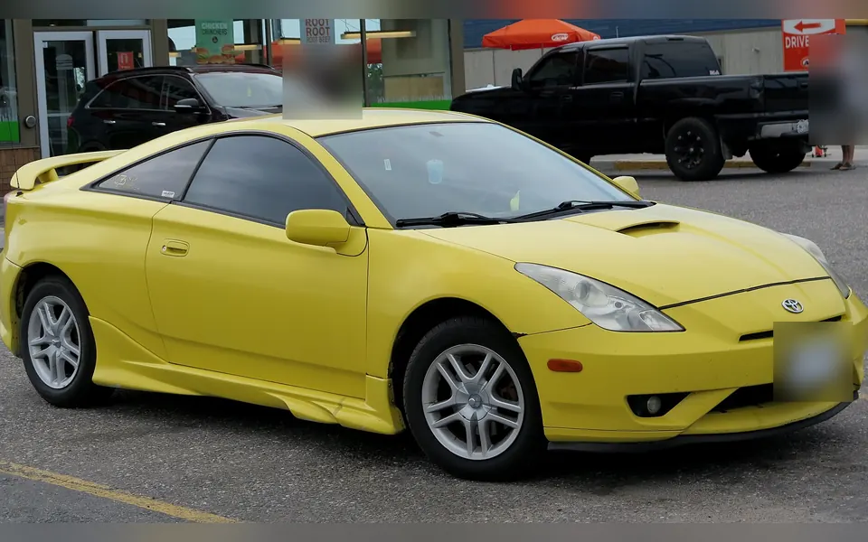 Toyota Celica (VII), real photo of this generation